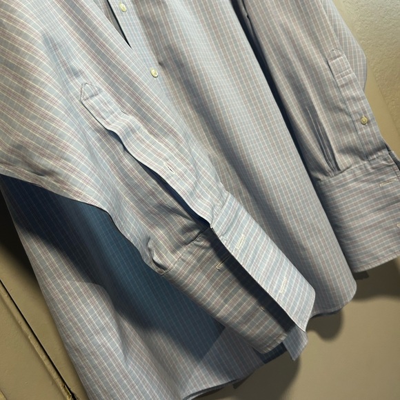 Men's Blue Checkered Shirt | Brooks Brothers - Picture 6 of 8